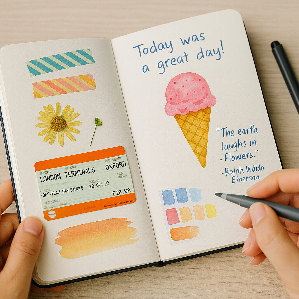 sketchbook as a visual journal